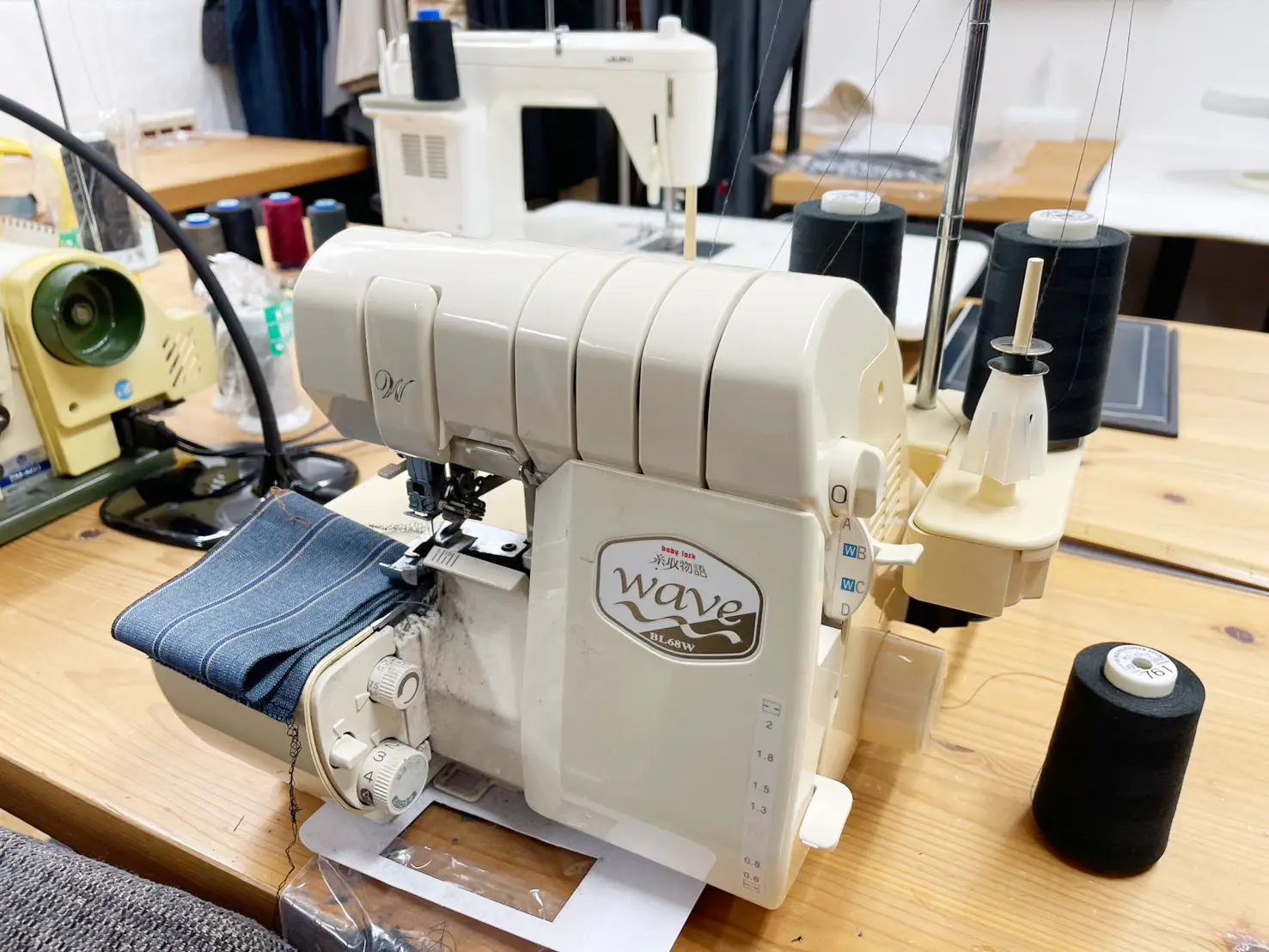 職場で使用する縫製機器